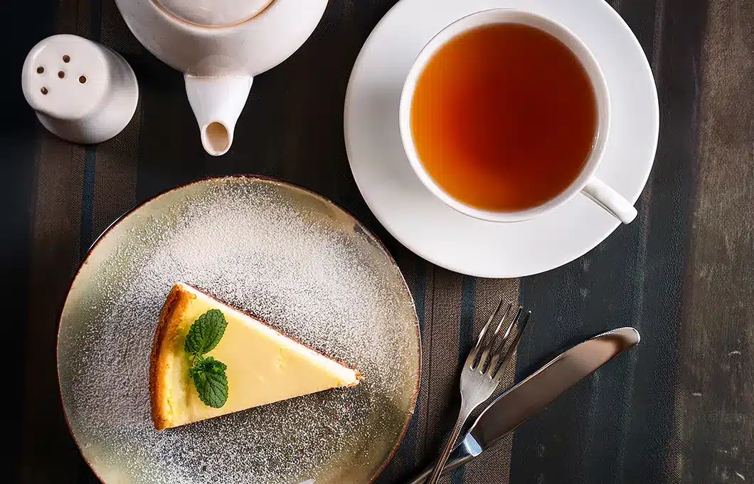 ケーキと紅茶
